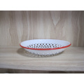 Retro Enamel Colander Kitchen Basket And Vegetable Strainer